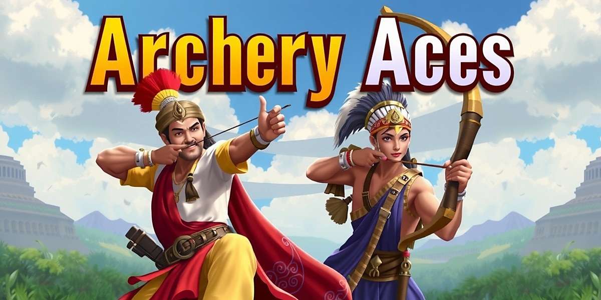 Archery Aces game cover featuring Indian archers in traditional attire